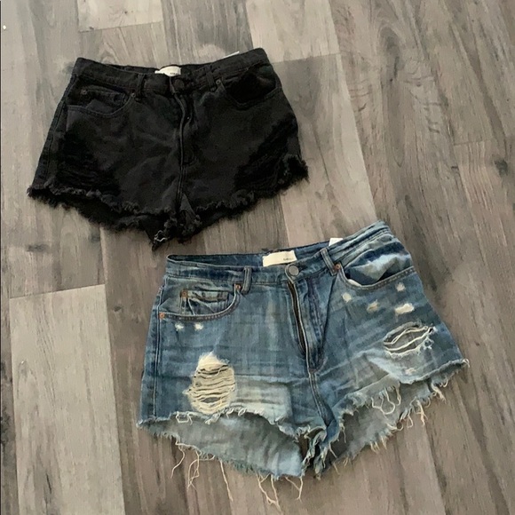 Jean shorts - $35 each or $60 for both - Picture 1 of 1